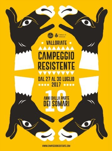 CAMPEGGIO RESISTENTE 2017 - Programma