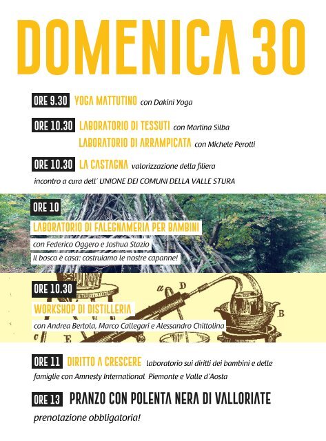 CAMPEGGIO RESISTENTE 2017 - Programma