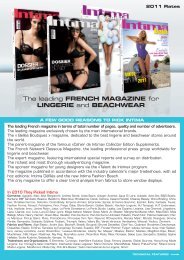 The leading FRENCH MAGAZINE for LINGERIE ... - network dessous