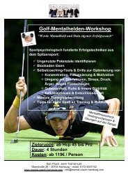 Flyer Golf- MH-Workshop 4std