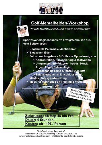 Flyer Golf- MH-Workshop 4std