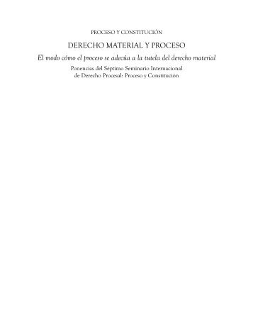 3_PRIORI - Derecho Material y Proceso