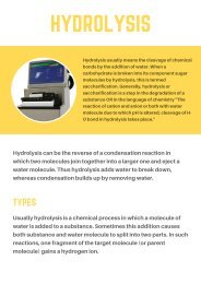 Hydrolysis