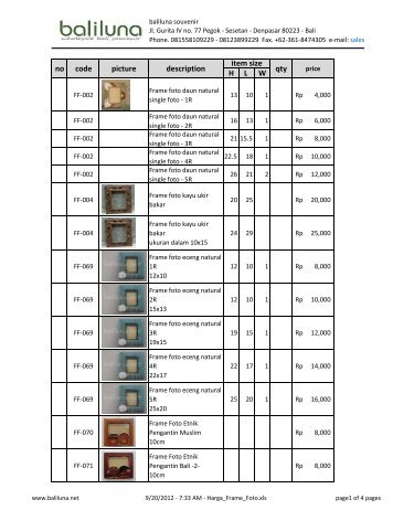 daftar harga pernak pernik Souvenir Pernikahan Etnik Bali daftar harga pernak pernik Souvenir Pernikahan Etnik Bali