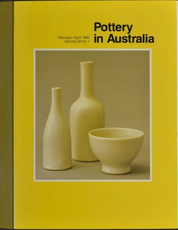 Pottery In Australia Vol 29 No 1 February-April 1990