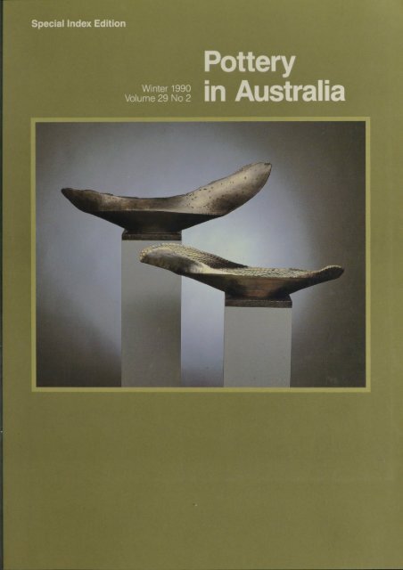 Pottery In Australia Vol 29 No 2 Winter 1990