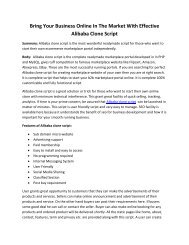 Bring Your Business Online In The Market With Effective Alibaba Clone Script 