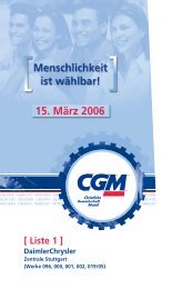 15. März 2006 - CGM Stuttgart