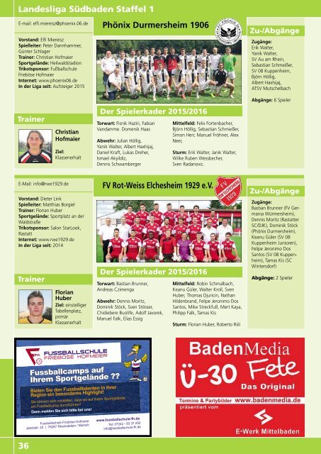 Kicker der Ortenau Sommer 2015/2016