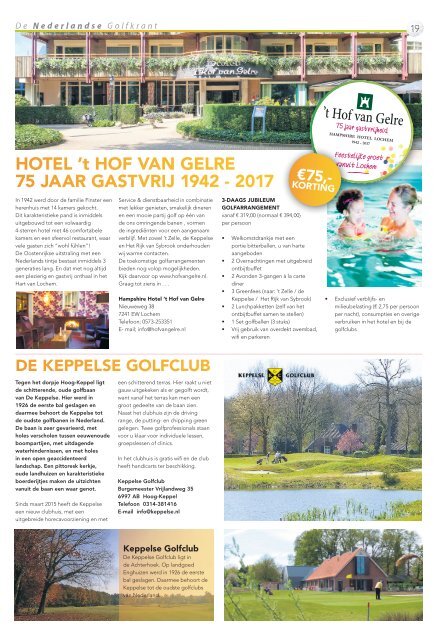 De Nederlandse Golfkrant juli 2017