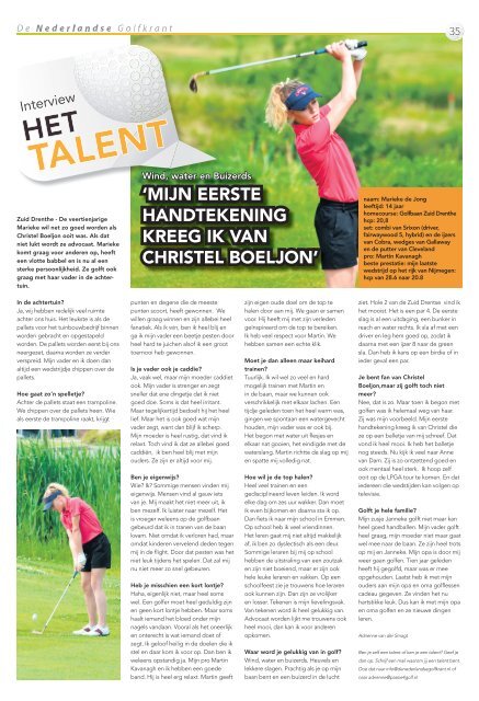 De Nederlandse Golfkrant juli 2017