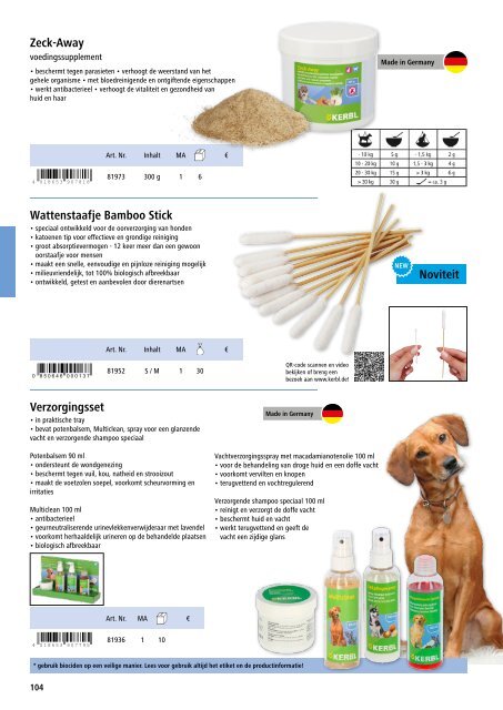 Agrodieren.be - huisdierbenodigdheden en hobbykweken - catalogus 2018