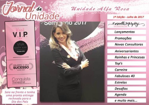 JORNAL DE UNIDADE - ALFA ROSA 072017