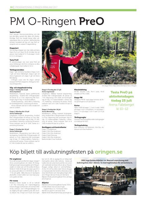 Programtidning O-Ringen Värmland 2017