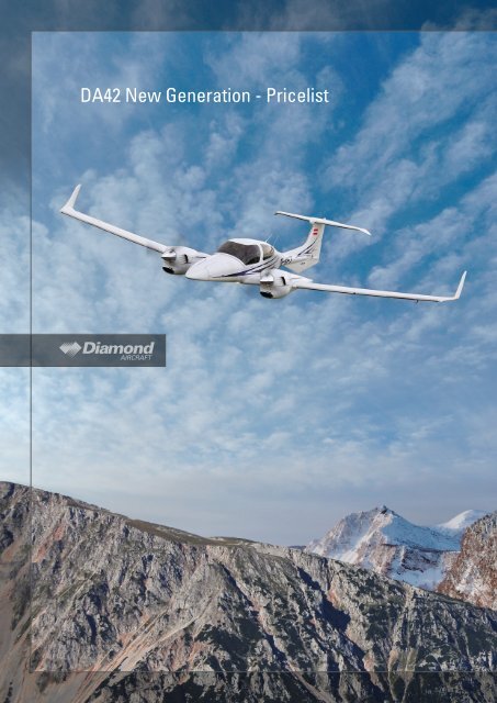 DA42 New Generation - Pricelist - Diamond Aero