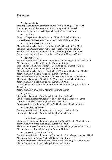 Dumore Enterprises Oilfield & Industrial Supplies Catalogue  