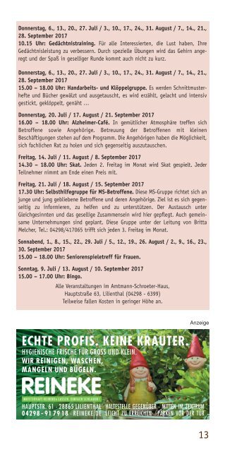 Lilienthaler Rundblick Sommer 2017