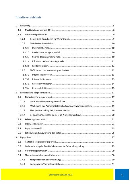 2017-07-06 CHPS Working Paper No 7 Amnog_ mit ISSN