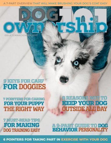 Dog Ownership 101 - March/April 2017