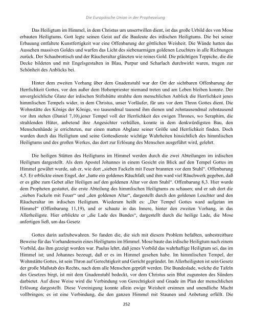 Die Europäische Union in der Prophezeiung von Ellen G. White