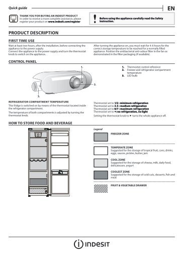 KitchenAid ZIS4 1 W - ZIS4 1 W EN (F105581) Setup and user guide