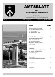 Amtsblatt Nr. 12 - Hansestadt Stralsund
