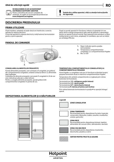 KitchenAid T 16 A1 D/HA - T 16 A1 D/HA RO (F093240) Setup and user guide