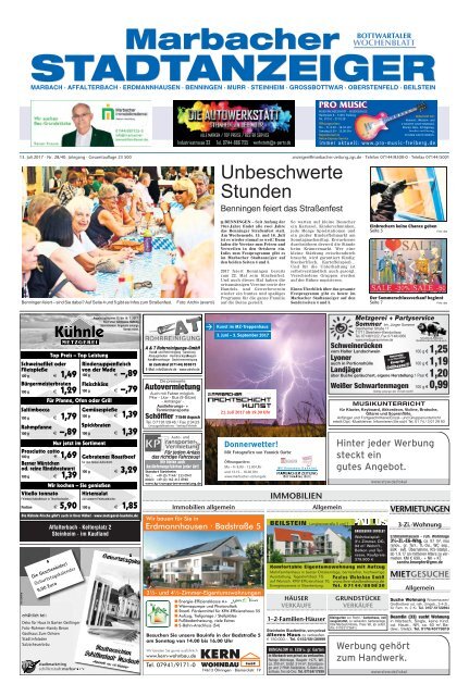 Marbacher Stadtanzeiger, KW 28/2017