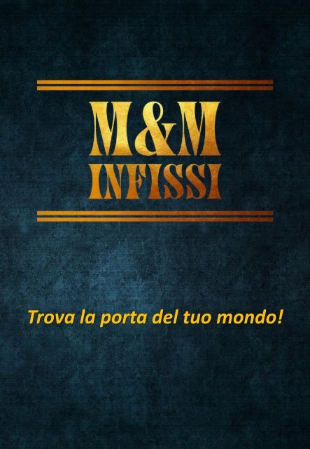 Catalog M&M Infissi