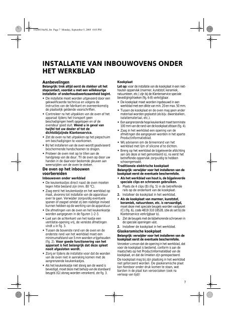 KitchenAid 301 230 14 - 301 230 14 NL (857921501000) Installazione