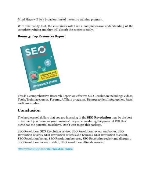 SEO Revolution review - I was shocked! 