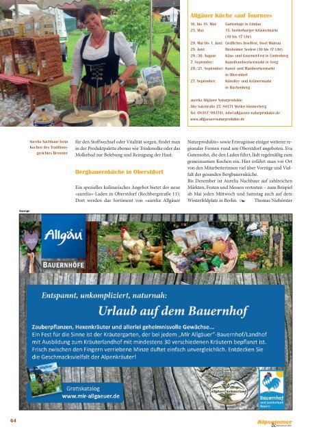 Alpsommer&Viehscheid 2014