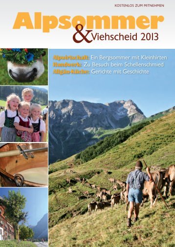 Alpsommer&Viehscheid 2013