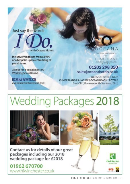 Dream Weddings Magazine - Dorset & Hampshire - issue.36