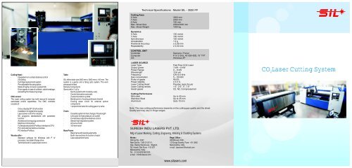 Download Brochure Suresh Indu Lasers Pvt Ltd 