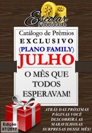 Catálogo Escolar Fidelidade (Plano Family) - Julho 2017