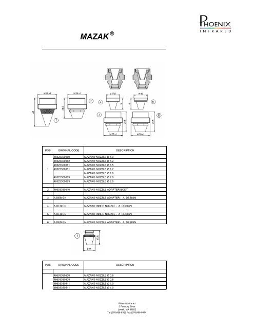 mazak - Phoenix Infrared Corporation