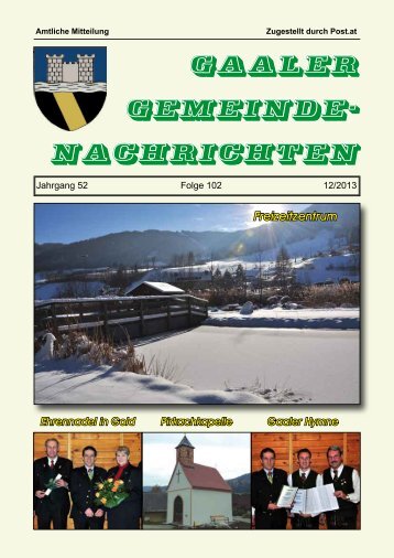 Gemeindezeitung 12/2013