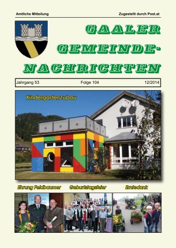 Gemeindezeitung 12/2014