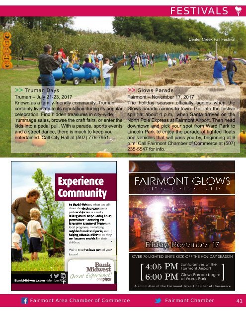 Fairmont/Martin County, MN Visitor & Relocation Guide