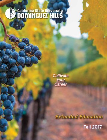 Fall 2017 CSUDH Extended Education Catalog