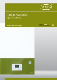 Daxom-Navidens wall mounted condensing gas boilers