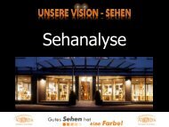 Unsere Vision - Sehen - Sehanalyse