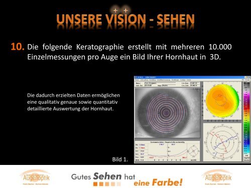 Unsere Vision - Sehen - Sehanalyse