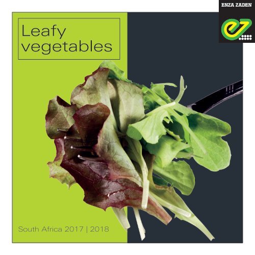 Leafy Vegetables South Africa 20172018