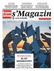 s'Magazin usm Ländle, 16. Juli 2017