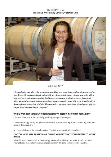 Vistamar Winery - Interview 