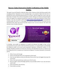 Yahoo Customer Support Phone Number