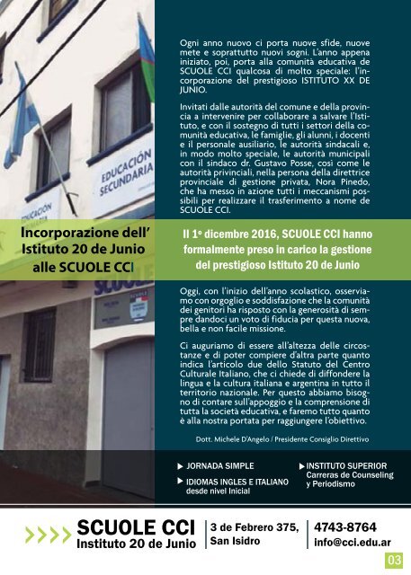 rivista SCUOLE CCI