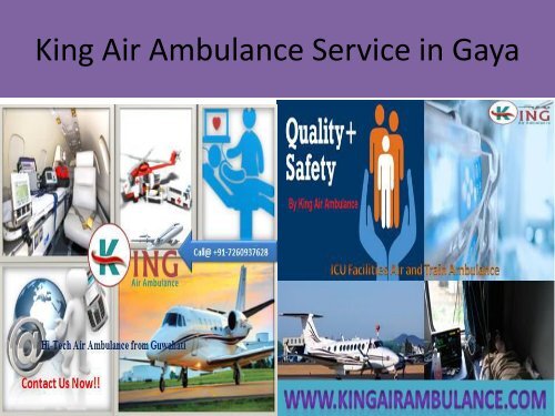 King Air Ambulance Service in Gaya